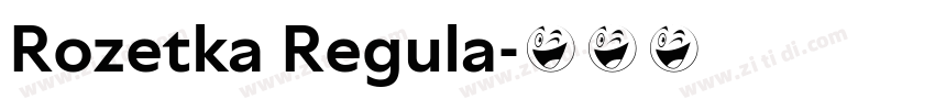 Rozetka Regula字体转换 Rozetka Regula字体转换